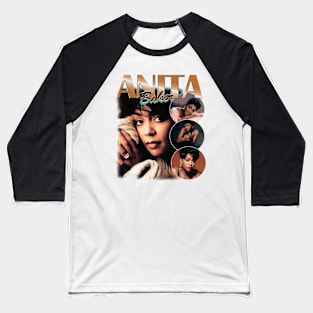 Anita Baker Pose Baseball T-Shirt